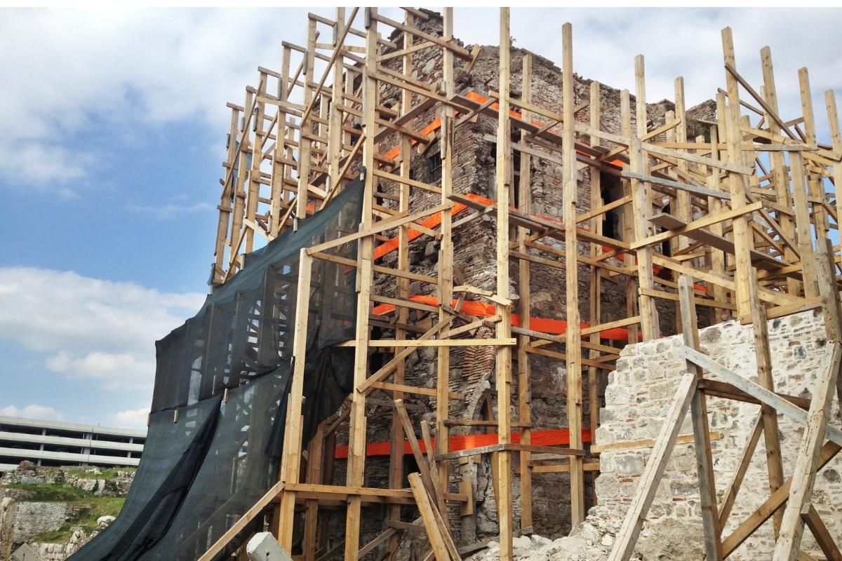 Community members rebuilding homes and infrastructure together