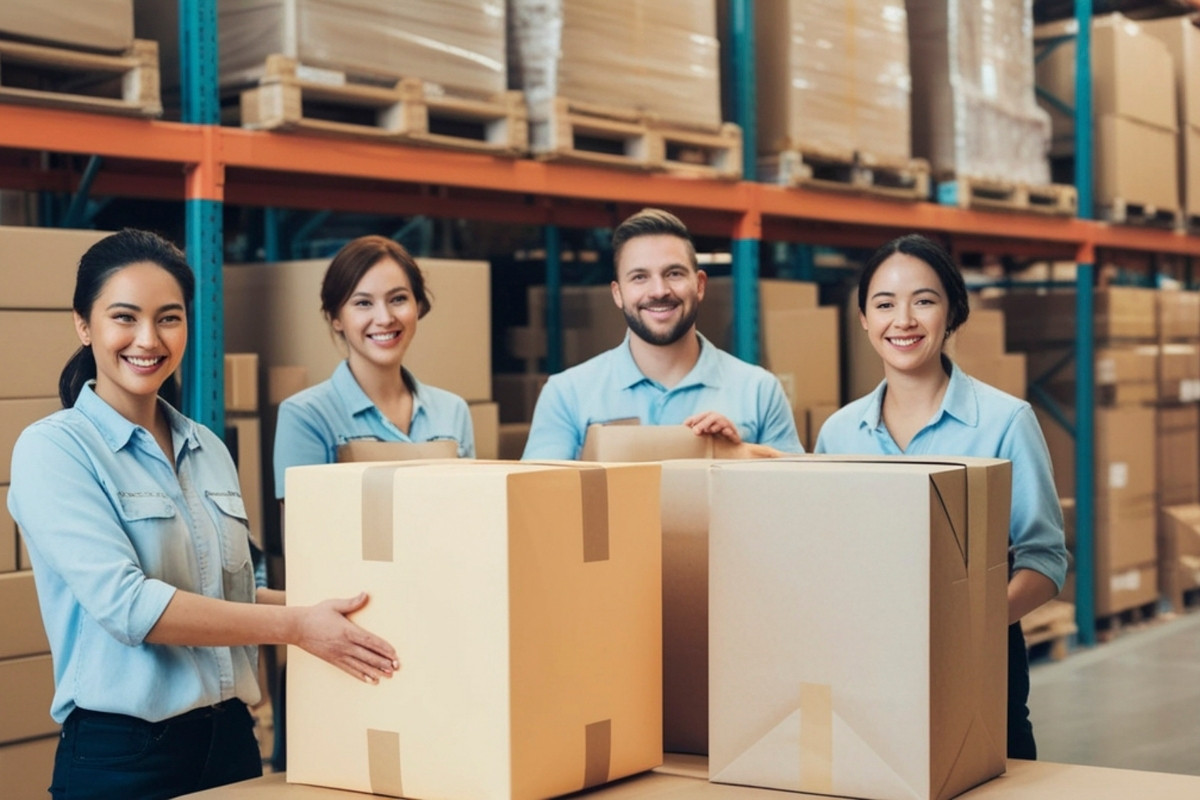 Food assistance project providing families with essential supplies