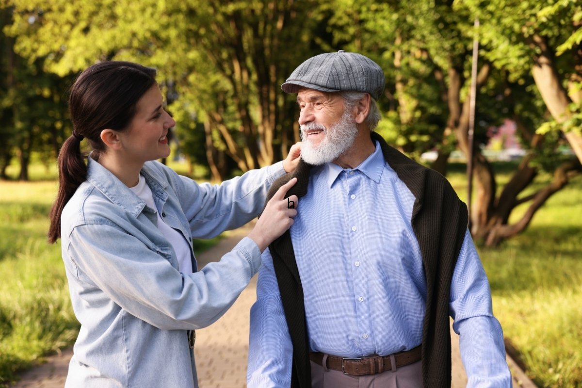 Health outreach team providing basic checks in the community